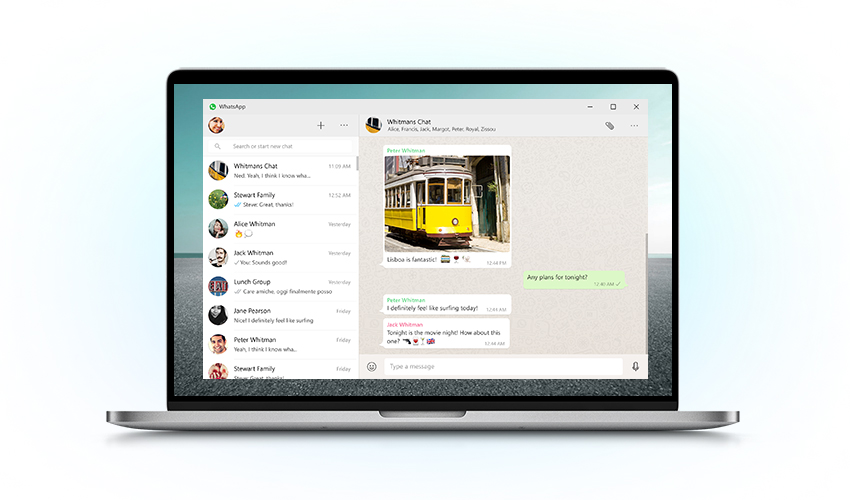 WhatsApp pour envoyer des textos
