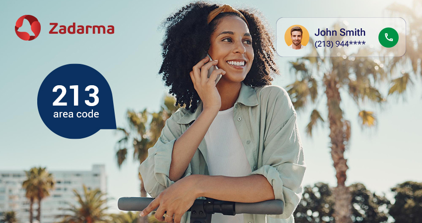 A girl is talking on the phone in LA