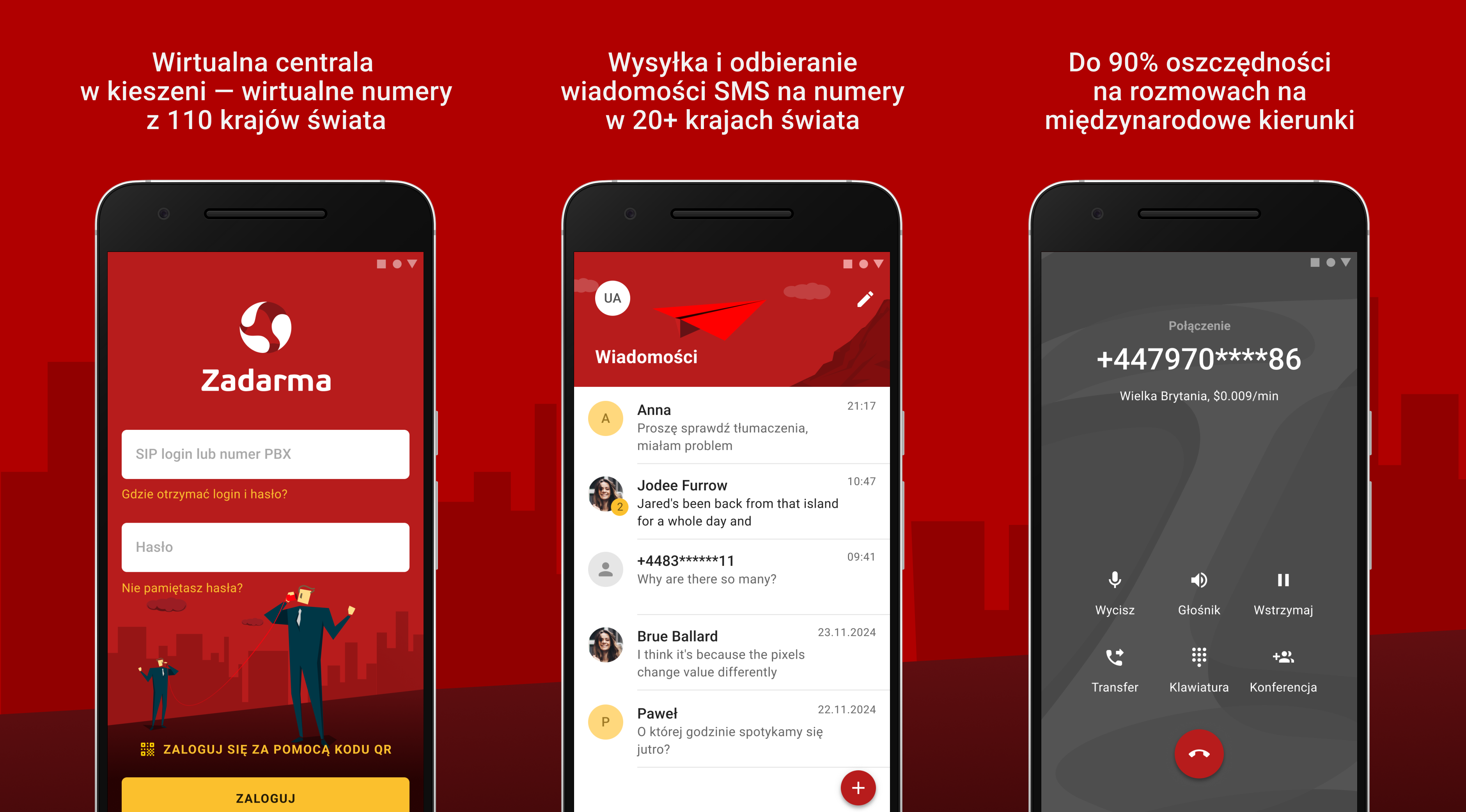 Aplikację VoIP do rozmów