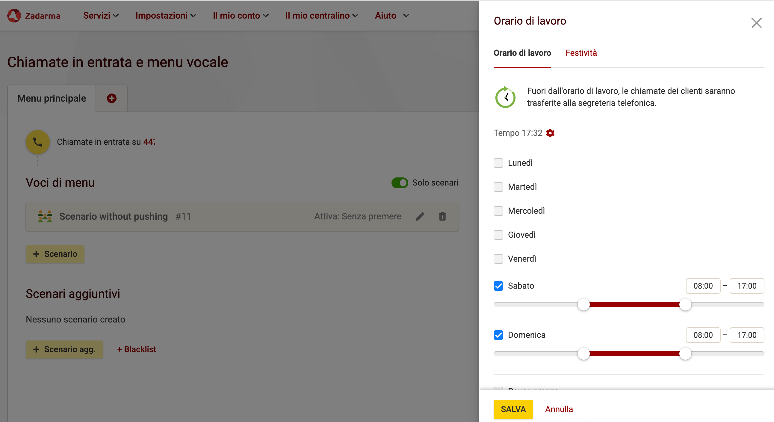 Autoresponder Zadarma