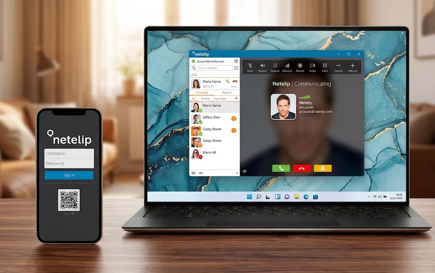 Softphone de Netelip