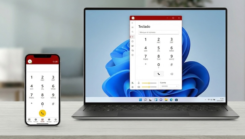 Softphone de Zadarma