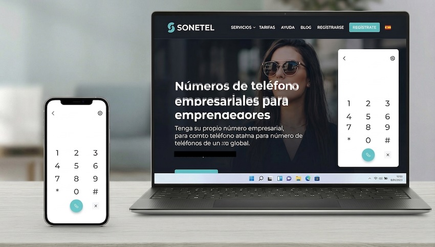 Softphone de Sonetel