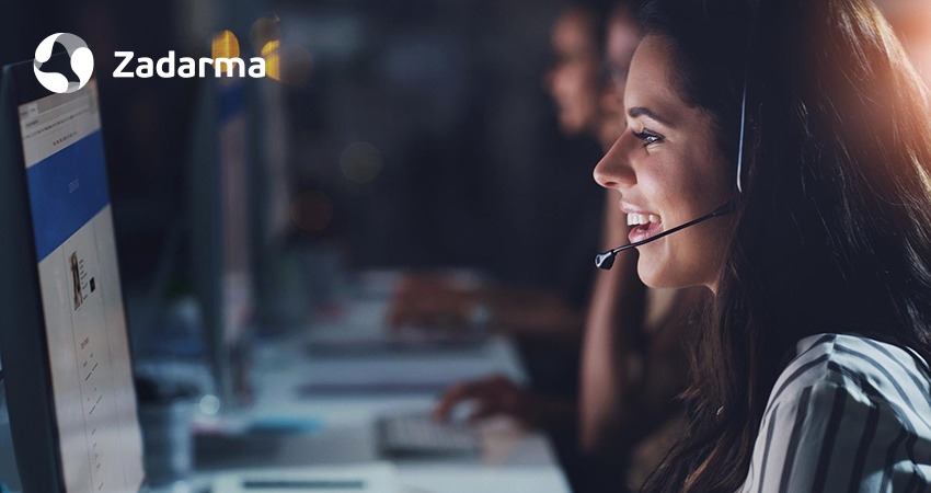 Business phone system in office