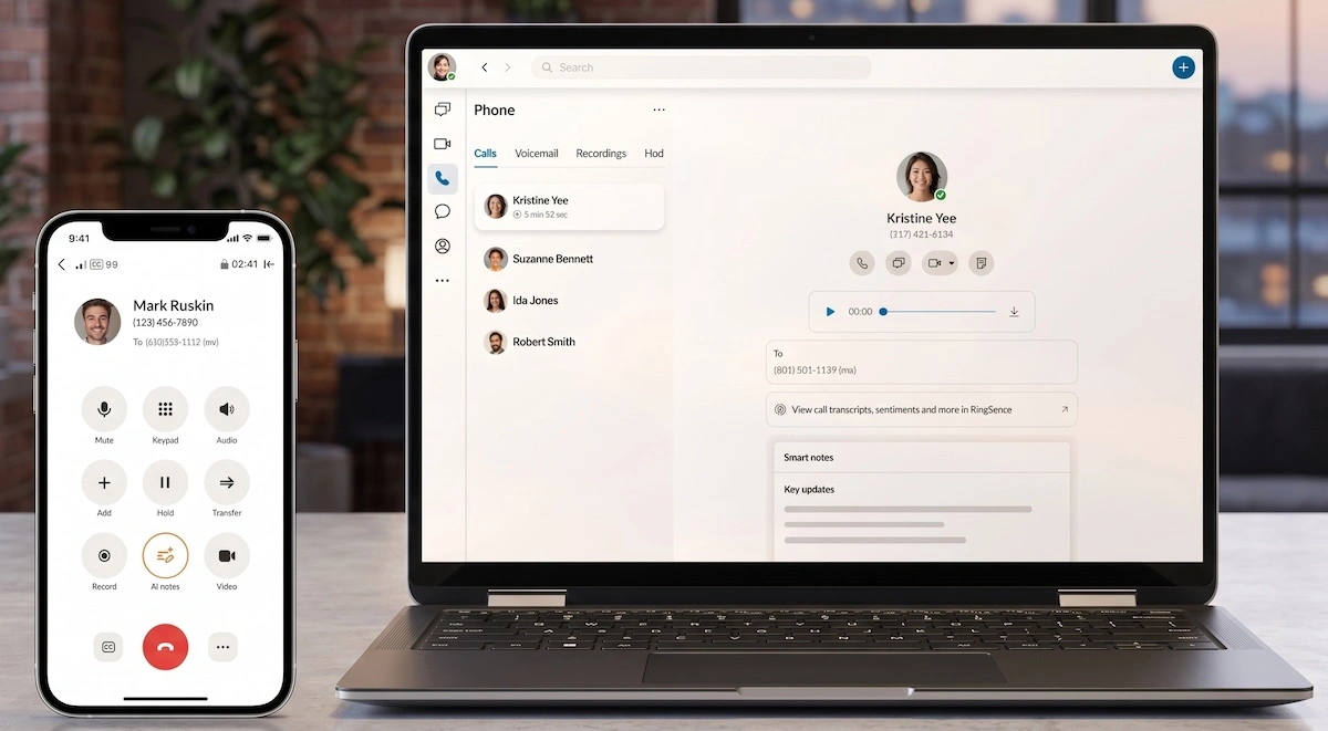 Softphone de RingCentral