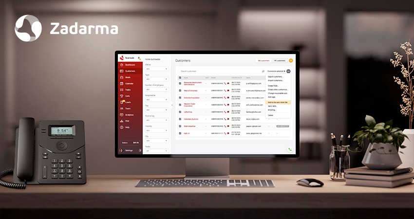 Teamsale CRM від Zadarma
