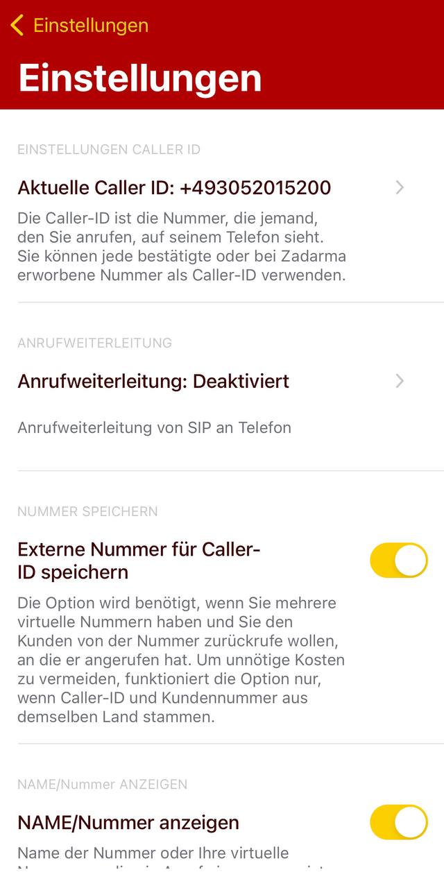 Anrufweiterleitung auf iOS-Geräten
