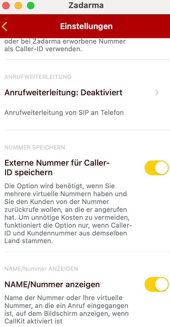 Namen oder