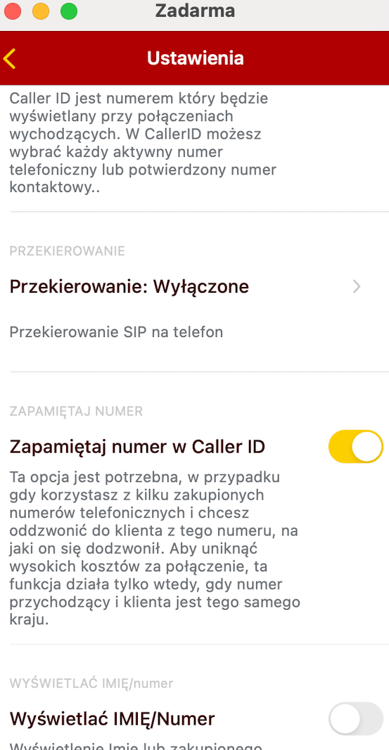 Nazwa kontaktu