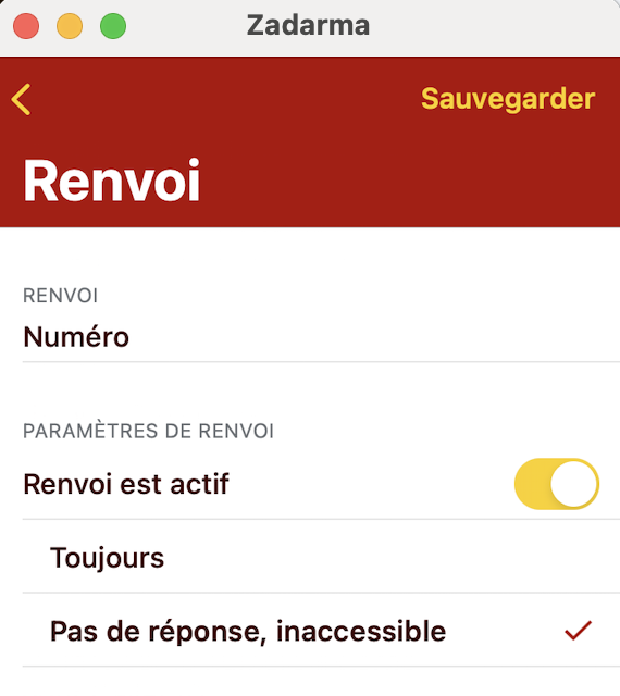 la redirection
