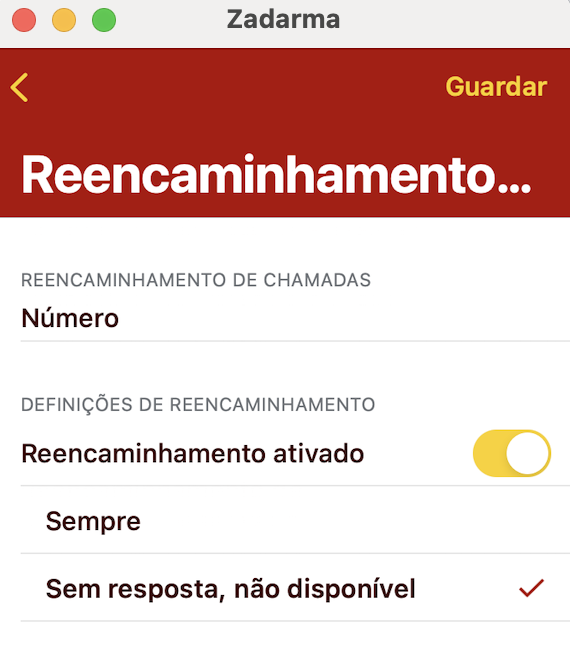 Reencaminhamento de chamadas