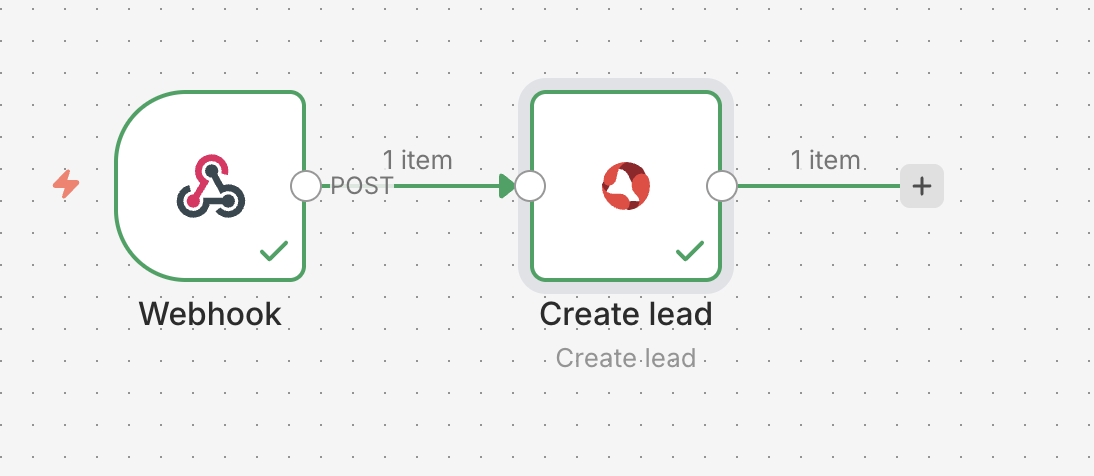 Create lead - Done