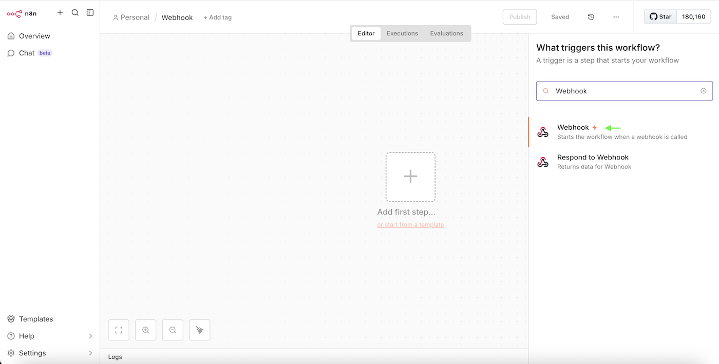 Trigger - Webhook