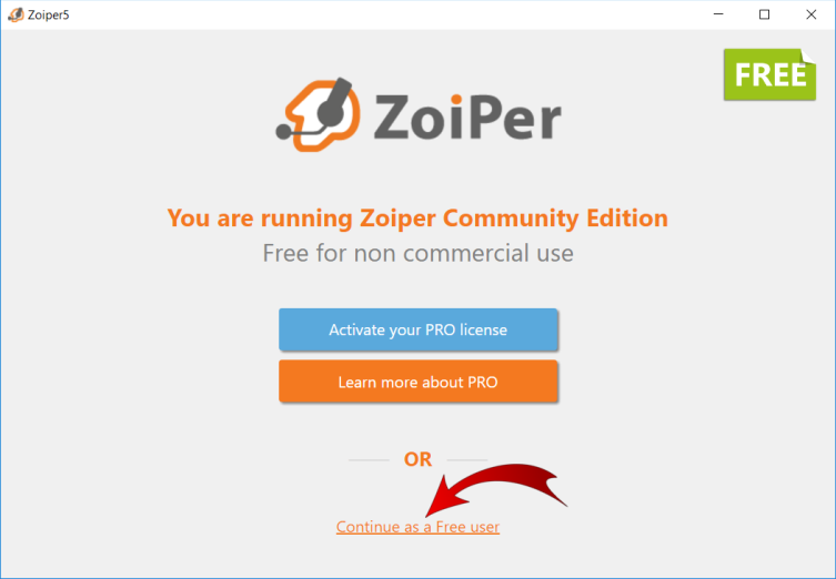 Zoiper para Linux como configurar para usar Zadarma foto uno